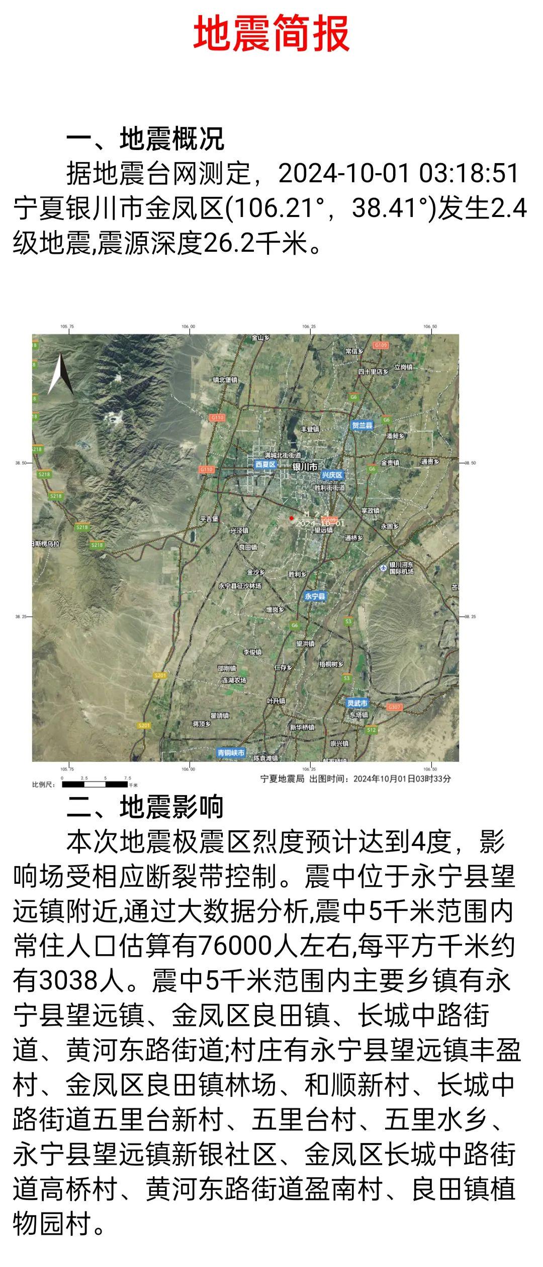 银川连续两起地震，城市面临自然灾害挑战如何应对