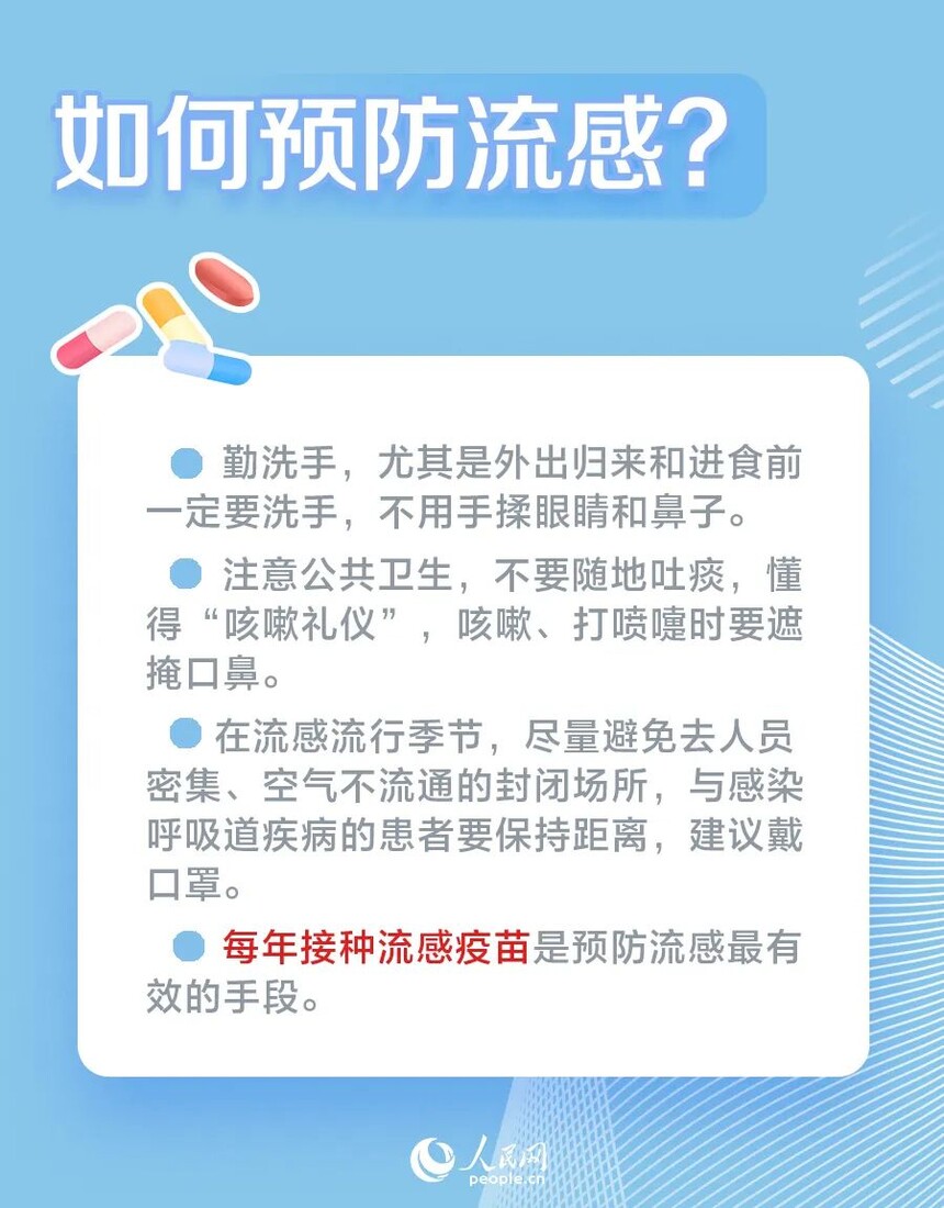 流感高发期个人防护指南