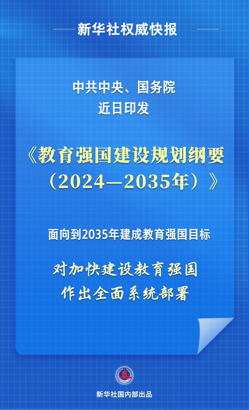 教育强国战略规划纲要