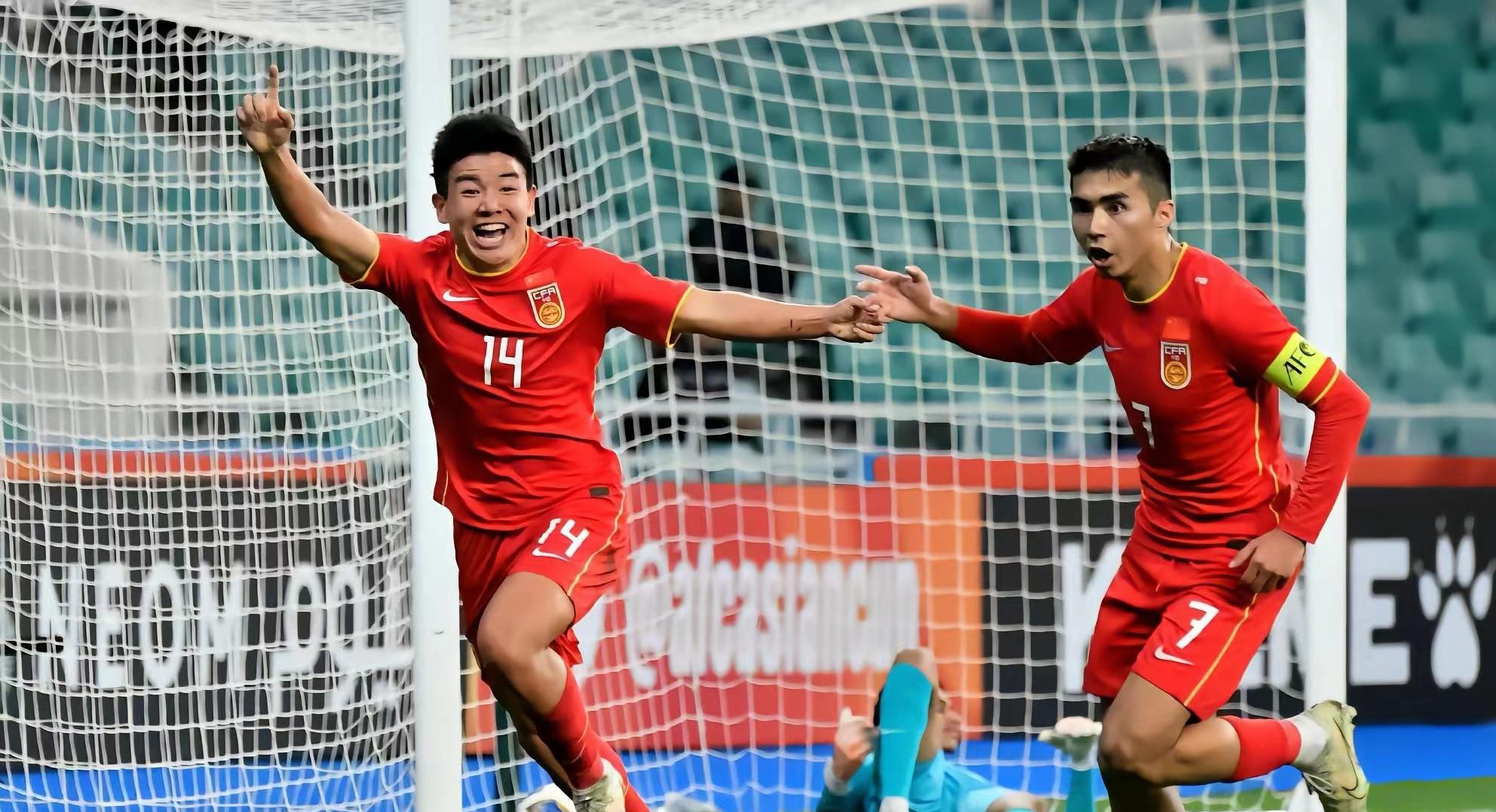 U20亚洲杯，中国5:2战胜吉尔吉斯斯坦，提前锁定小组出线资格——中国队表现亮眼评价